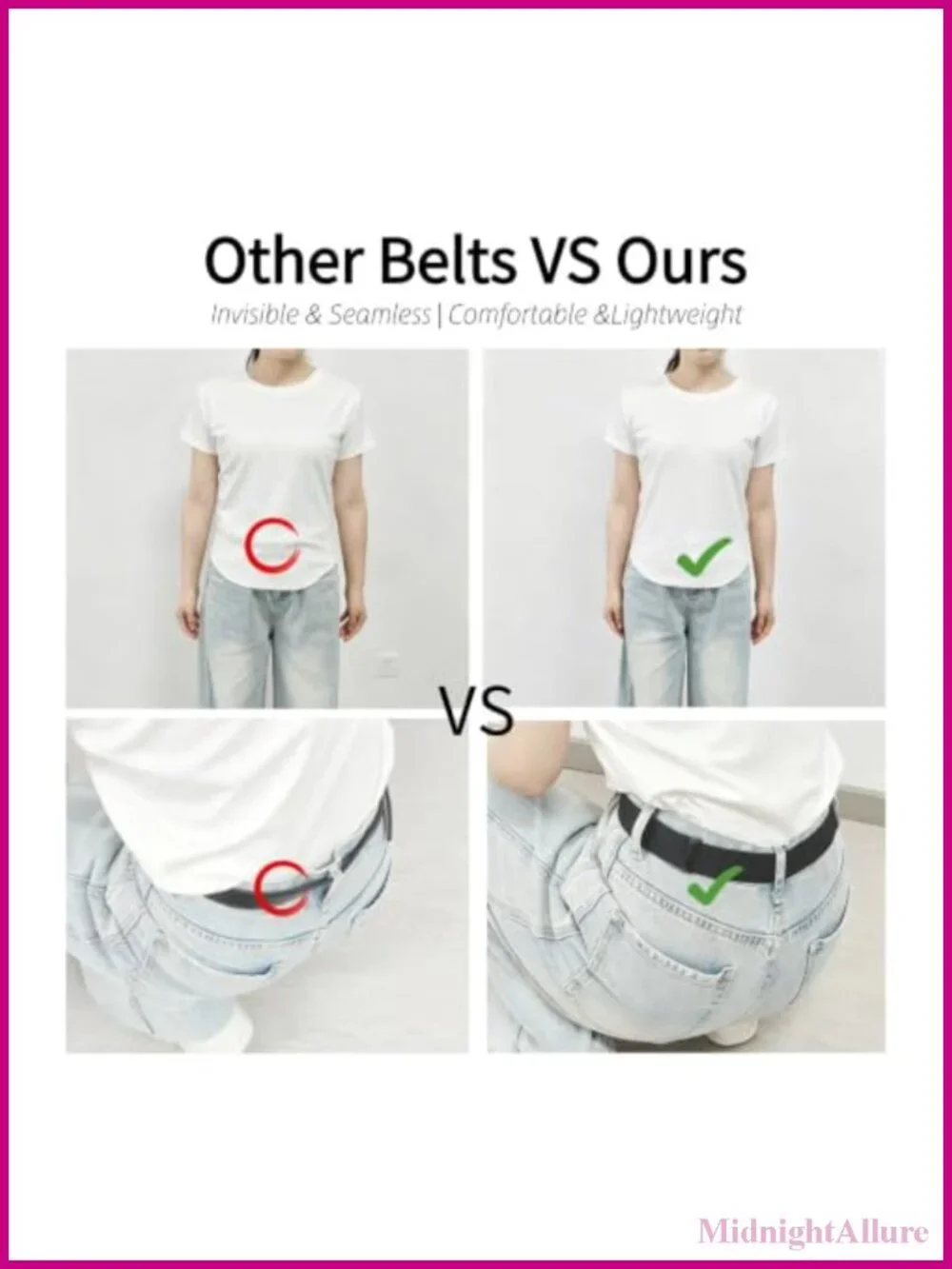 Skinny Elastic Belt Adjustable Waist Belt for Dresses Jeans